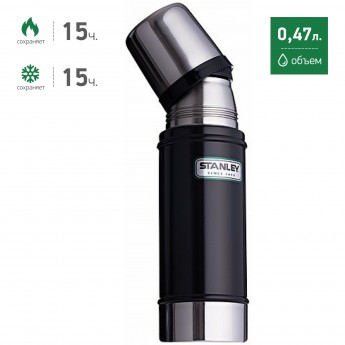 Термос STANLEY CLASSIC 0,47L 10-01228-028 черный